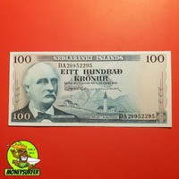 Izland 100 korona 1961 UNC