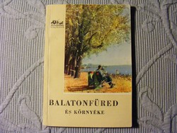 Retro Balatonfüred és környéke Panoráma útikönyv és Balaton turista térkép