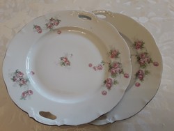 Régi porcelán rózsás Victoria Austria süteményes kínáló tányér 1 db - varnaivigh felhasználónak