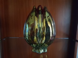 Zsolnay eozin bimbó váza - gyönyörű!