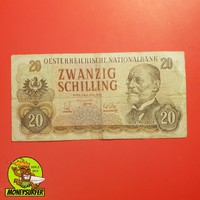 Ausztria 20 schilling 1956 SZ