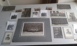 18 db régi katonai fotó,képeslap