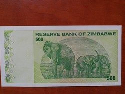 Zimbabwe 500 Dollar UNC 2009
