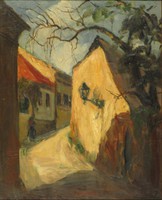 Magyar festő 1930 körül : Óbudai utca