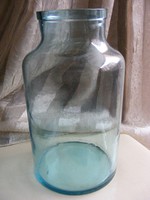 régi színes befőttes üveg
