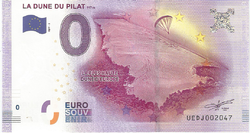 0 euro emlékbankjegy