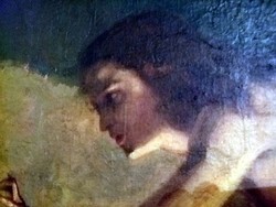 Ferenczy Károly Jelzéssel Olaj Vásznon Antik festmény