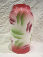 Art Deco festett kerámia váza Kispest Gránit