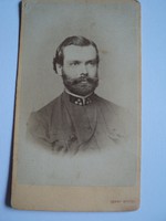 Keményhátú katonai fotó/1868/