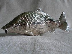 Csodás hal, ponty alakú asztalközép szalvétatartó  23 cm