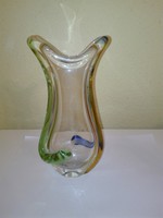 Frantisek Zemek tervezte cseh üveg váza