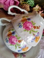 Antik C. T. Altwasser teás csésze 1db -pillangokisasszony részére!!