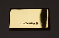 Dolce & Gabbana aranyozott,dupla piperetükör.