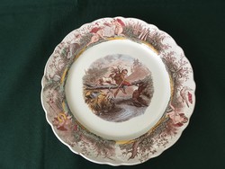 Ritka Villeroy & Boch Wallerfangen vadászjelenetes tányér " A vadász"