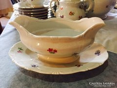Nagyon olcsón! Zsolnay szószos tál, öttorony jelzés - porcelaine bowl (29)