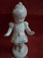 Bodrogkeresztúri fehér katicás kislány figura