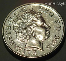 10 Penny (Ten Pence) 2013. Nagy-Britannia 