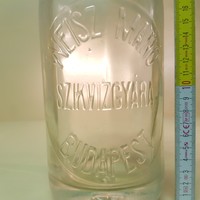 "Weisz Manó Szíkvízgyára Budapest" szódásüveg (573)