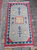 Kaukázusi nomád kézi csomózású,gyapjú szőnyeg. 