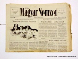 1998 november 2  /  Magyar Nemzet  /  Régi ÚJSÁGOK KÉPREGÉNYEK MAGAZINOK Szs.:  8614