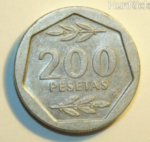 200 Peseta - Spanyolország - 1986.