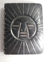 Mexico i indián nap mintás fekete márvány jegyzet füzet notesz napló mappa füzhető