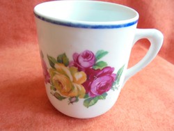 Rózsás porcelán bögre