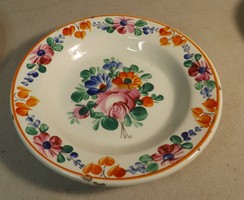 Antik Apátfalvi tányér 19 cm virág mintás