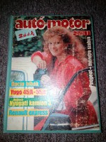 Autó- Motor újság gyűjtemény 1987. év teljes, könyvkötői kötésben