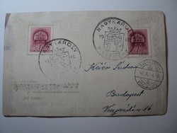 Nagykároly visszatért  képes levelezőlap /1940/