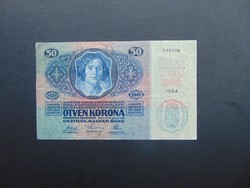 50 korona 1914 Felülbélyegzés nélkül !!!