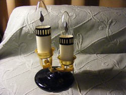 retro orosz asztali gyertyalángos lámpa