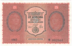 5 Korona 1918 - MÁSOLAT