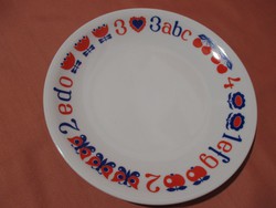Retro ABC mintás Alföldi gyermek tányér