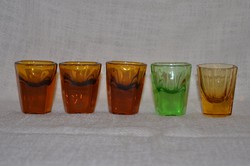 Ravia Részére 5 db színes likőrös pohár