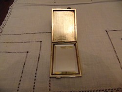 Antik ezüst pipere puderes tükör