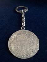 Kulcstartó ezüst M. Theresia 1780