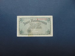 2 reichsmark 1940 Horogkeresztes papírpénz