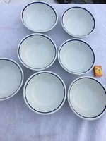 Zsolnay porcelán gulyás tányér, kocsonyás tányér 7 db-os - pannonius0708 RÉSZÉRE