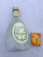 Különleges Aque Vitae fél literes Régi italos üveg likőr MSZ