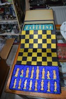 Keleti faragott csont sakk készlet