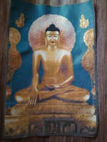 Buddha faliszőttes kép