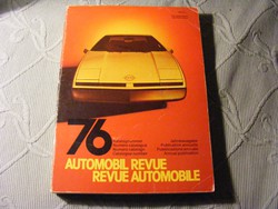 Automobil Revue 1976 - svájci autókatalógus 