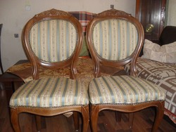 Antik barok 2 darab szék