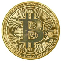 Aranyozott BitCoin Emlékérme UNC PROOF
