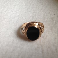 ONIX köves női arany gyűrű, 55-ös méret
