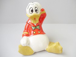 Ritka,nagyméretű porcelán Donald kacsa