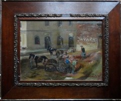 Derkovits gyula's original painting is half price