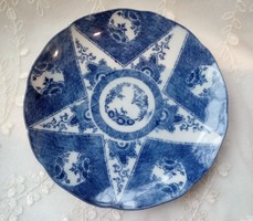  Keleti mintás kék-fehér tányér Kínai 