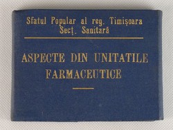 0V181 Régi romániai gyógyszertári fotográfiák 1958